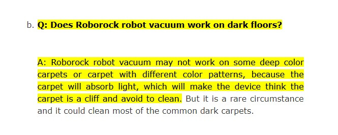 ¿Funcionan las aspiradoras robotizadas en suelos oscuros?