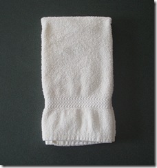 Cómo doblar: toallas de mano