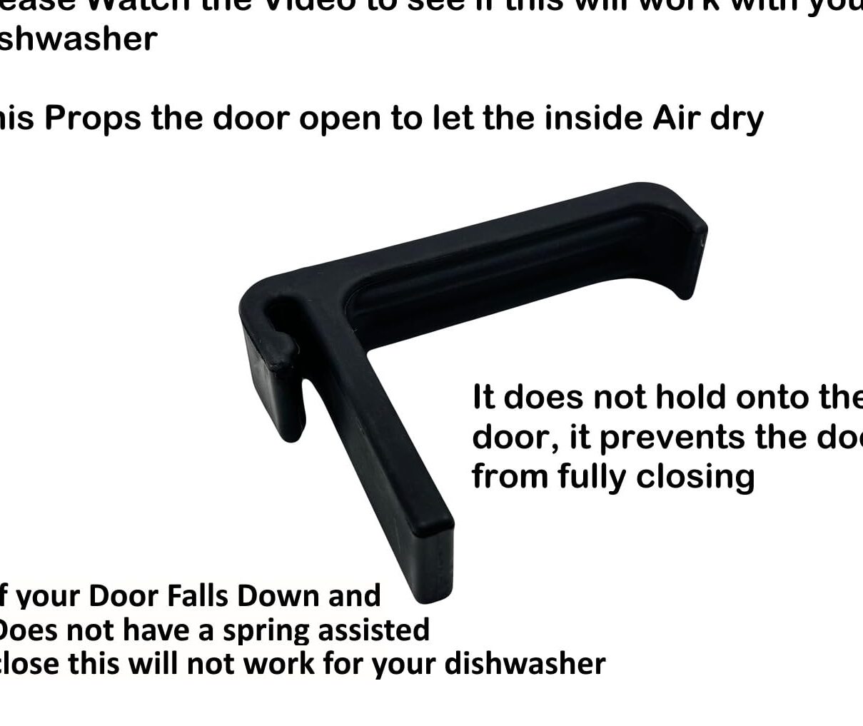 El abridor de puerta de lavavajillas (modelo nuevo) mantiene la puerta de su lavavajillas abierta