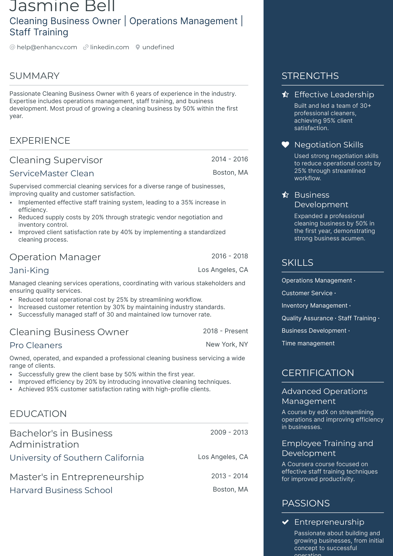 Ejemplo de descripción de negocio de limpieza: cómo hacer uno 5 ejemplos y guía de currículum vitae para propietarios de empresas de limpieza para 2024