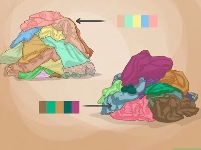 Cómo quitar el colorante lavado en la ropa: blancos y colores
