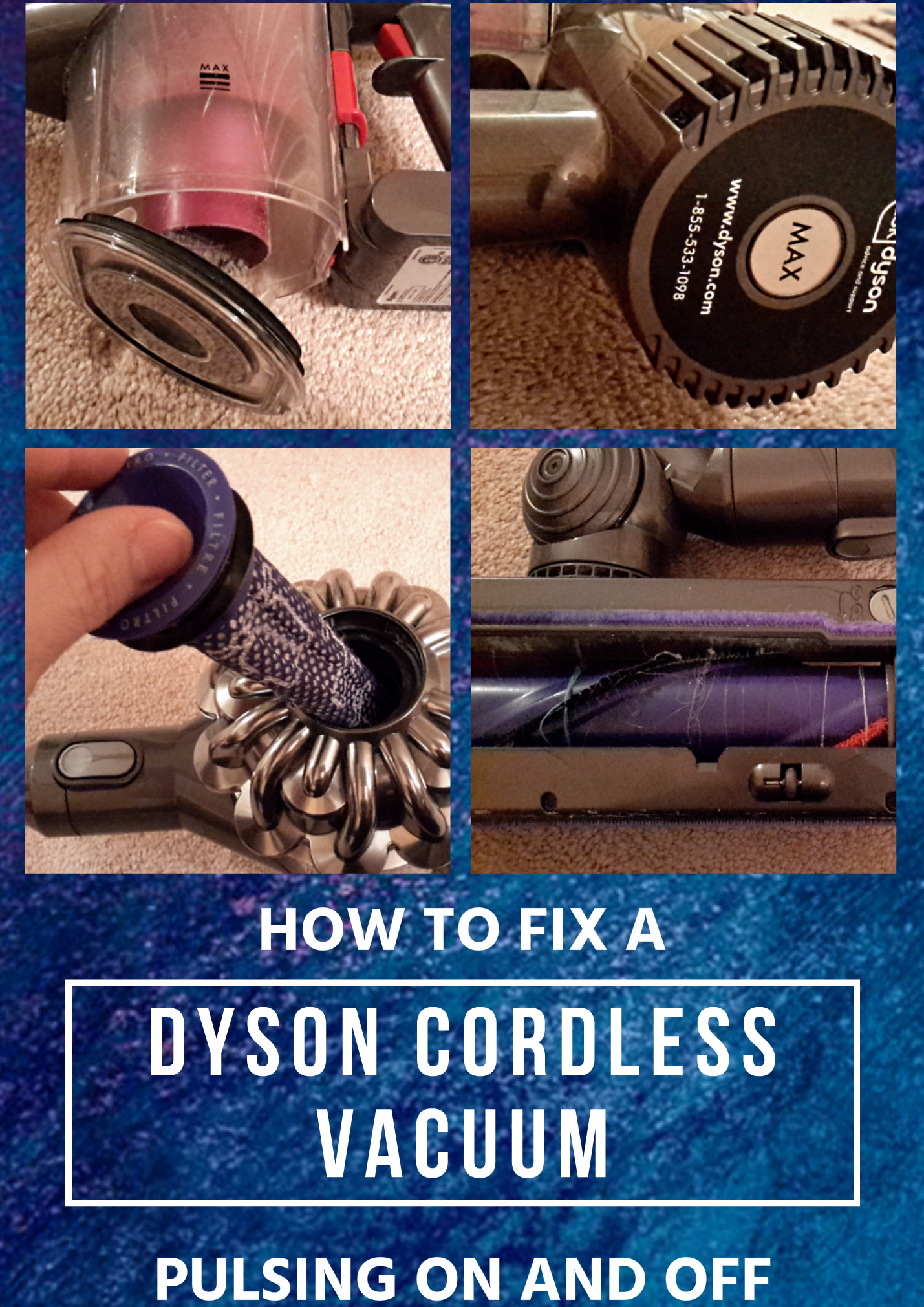 Cómo reparar su aspiradora inalámbrica Dyson que pulsa de vez en cuando en 2024...